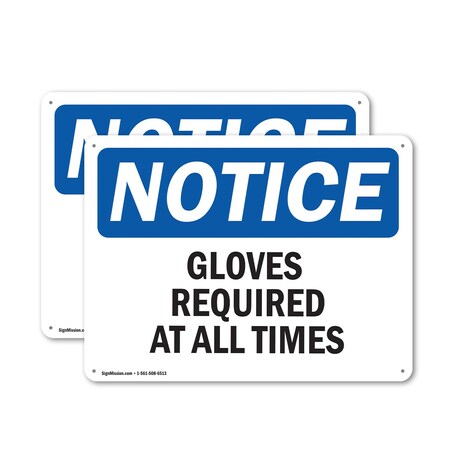 Signmission 7 in Height, 10 in Width, Aluminum, Rectangle OS-2PACK-NS-A-710-L-13118